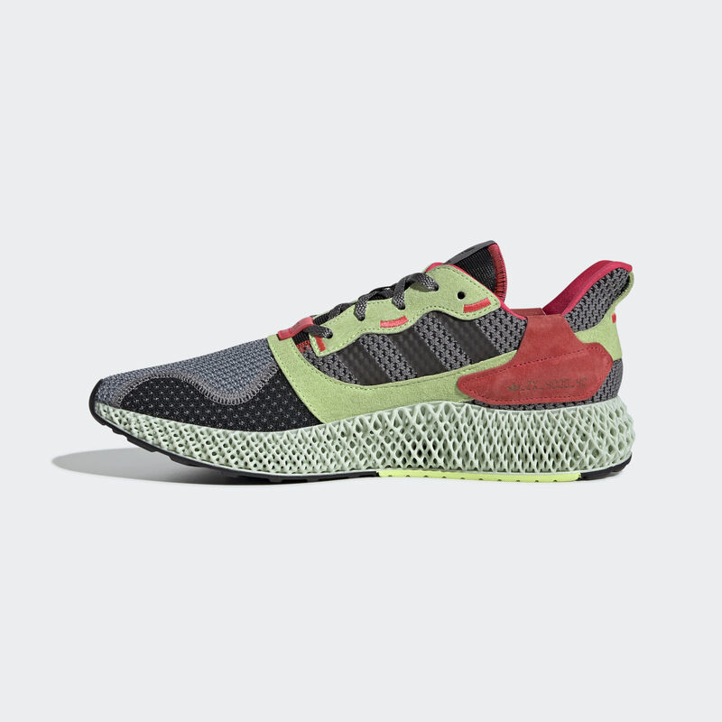 Adidas originals grey zx 4000 4d sneakers best sale